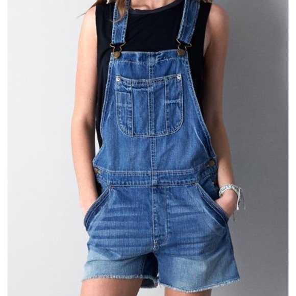 american eagle overall shorts